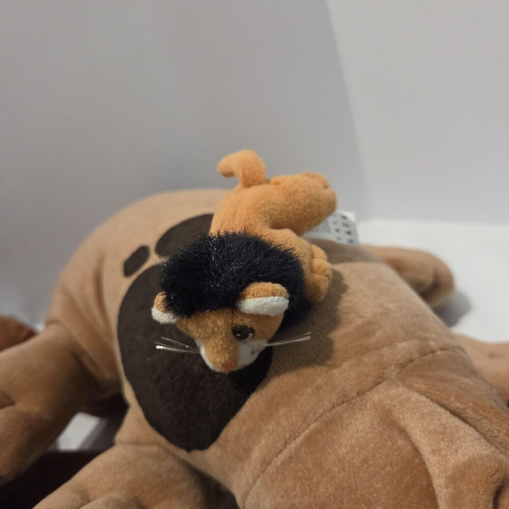 Lot Of 6 Pound Puppies brown Black Dog Lion + Kennel Kuddles Vintage And 2025 - Picture 6 of 7